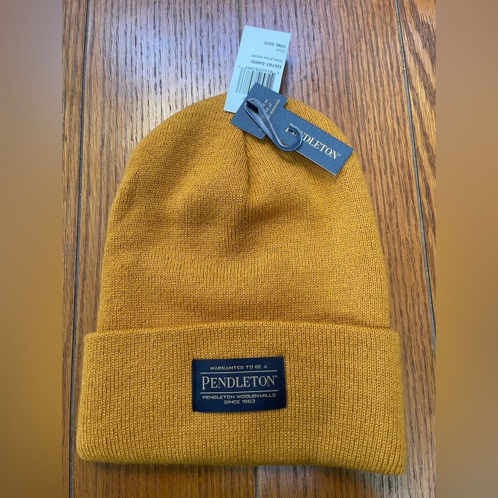 NWT Pendleton Golden Knit Beanie Unisex